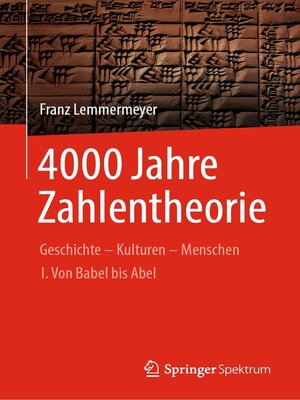 cover image of 4000 Jahre Zahlentheorie